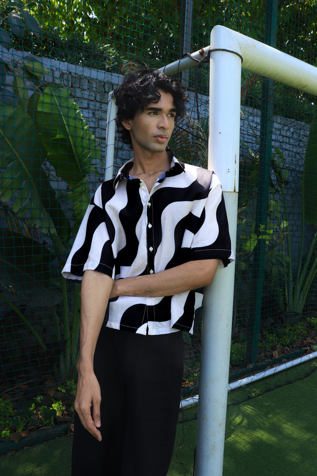 Let's be legendary wave cotton shirt