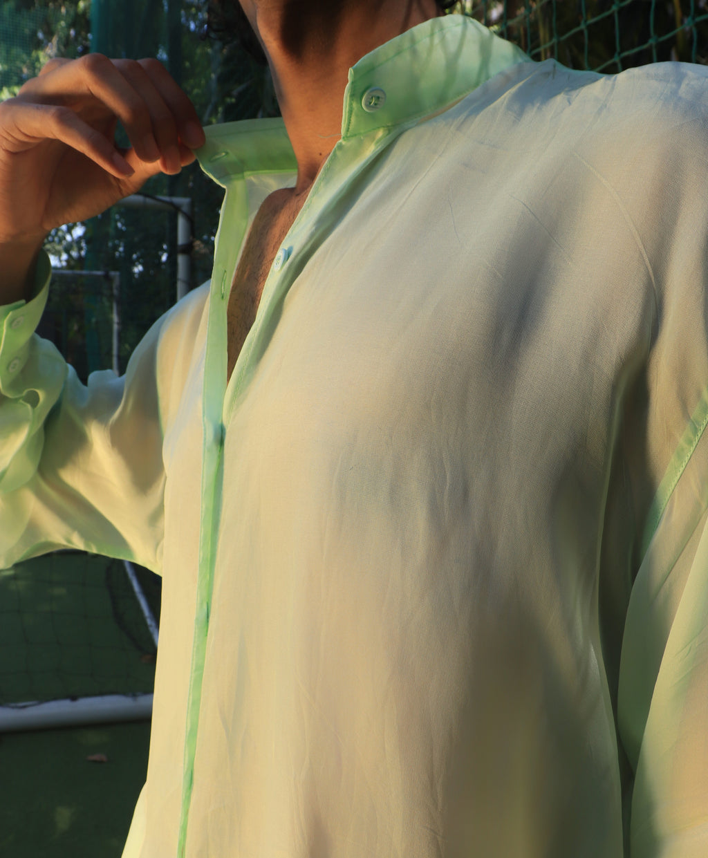 Pastel Organaza shirt