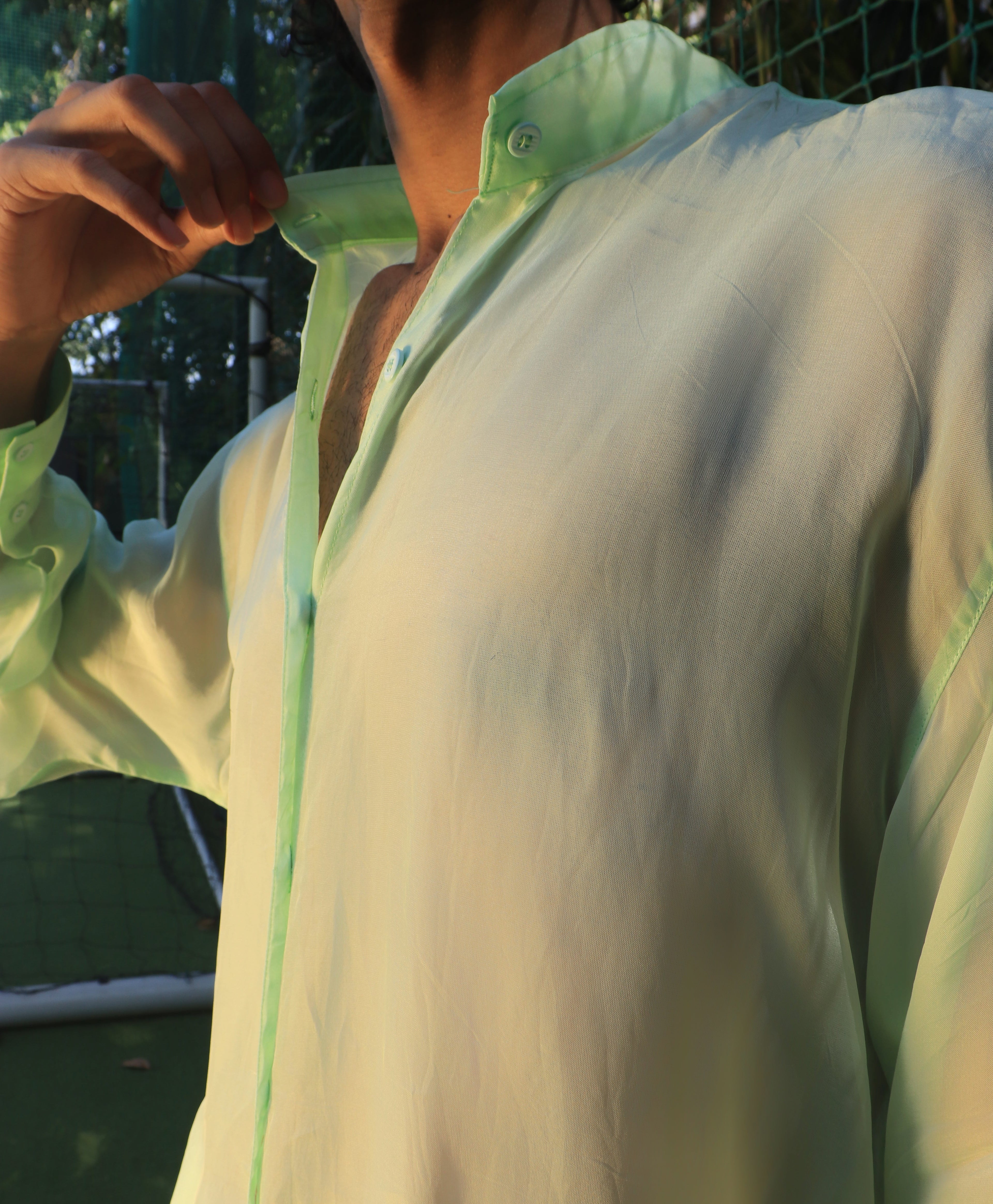Pastel Organaza shirt
