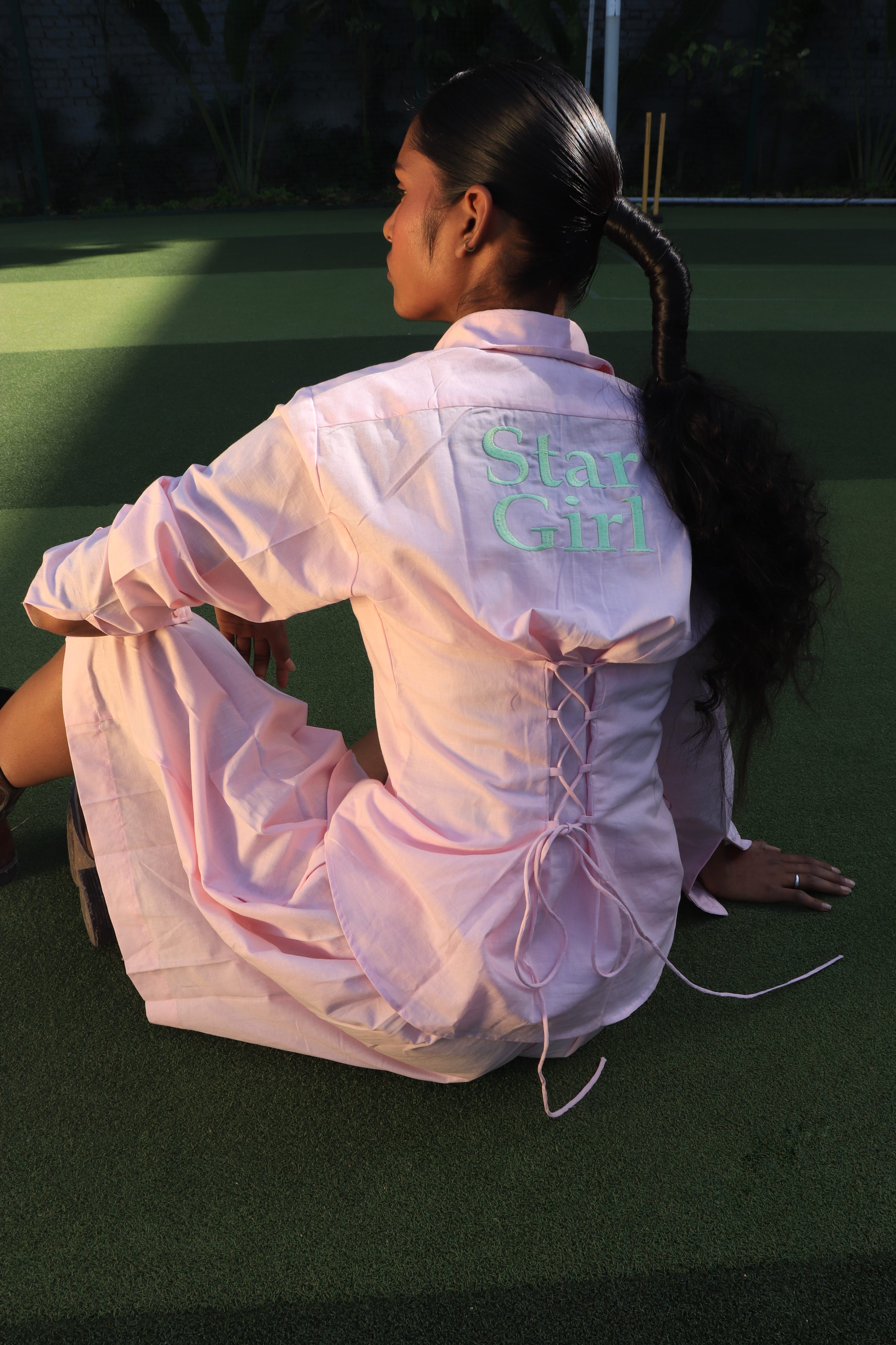 Star Girl Corset style shirt and divider skirt set