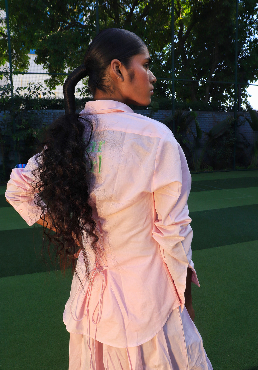 Star Girl Corset style shirt and divider skirt set