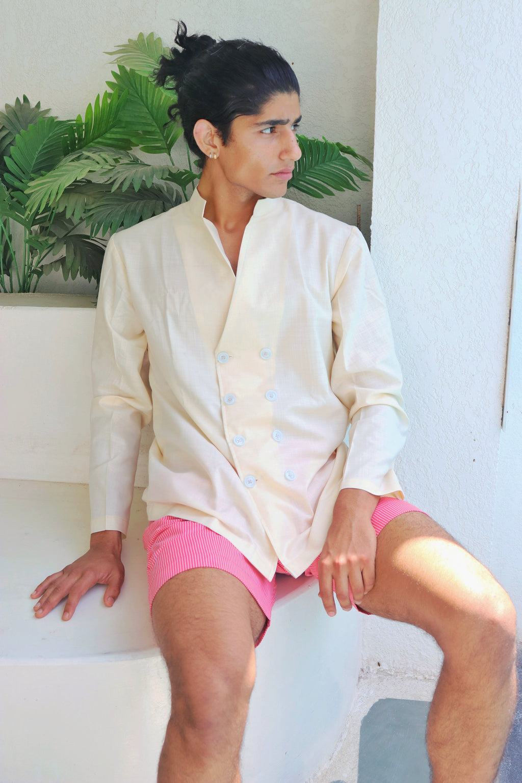 Ivory ease cotton shirt