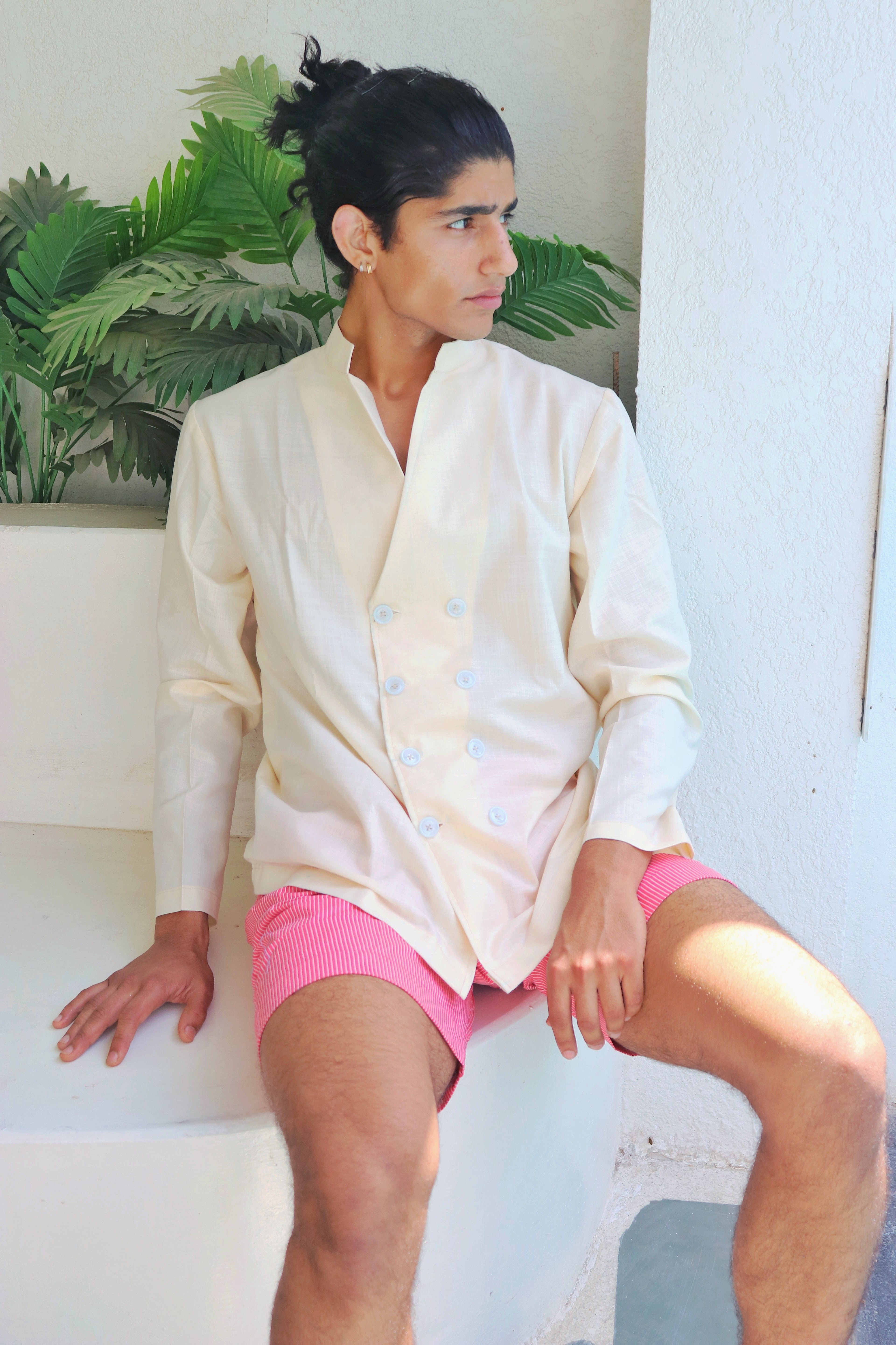Ivory ease cotton shirt