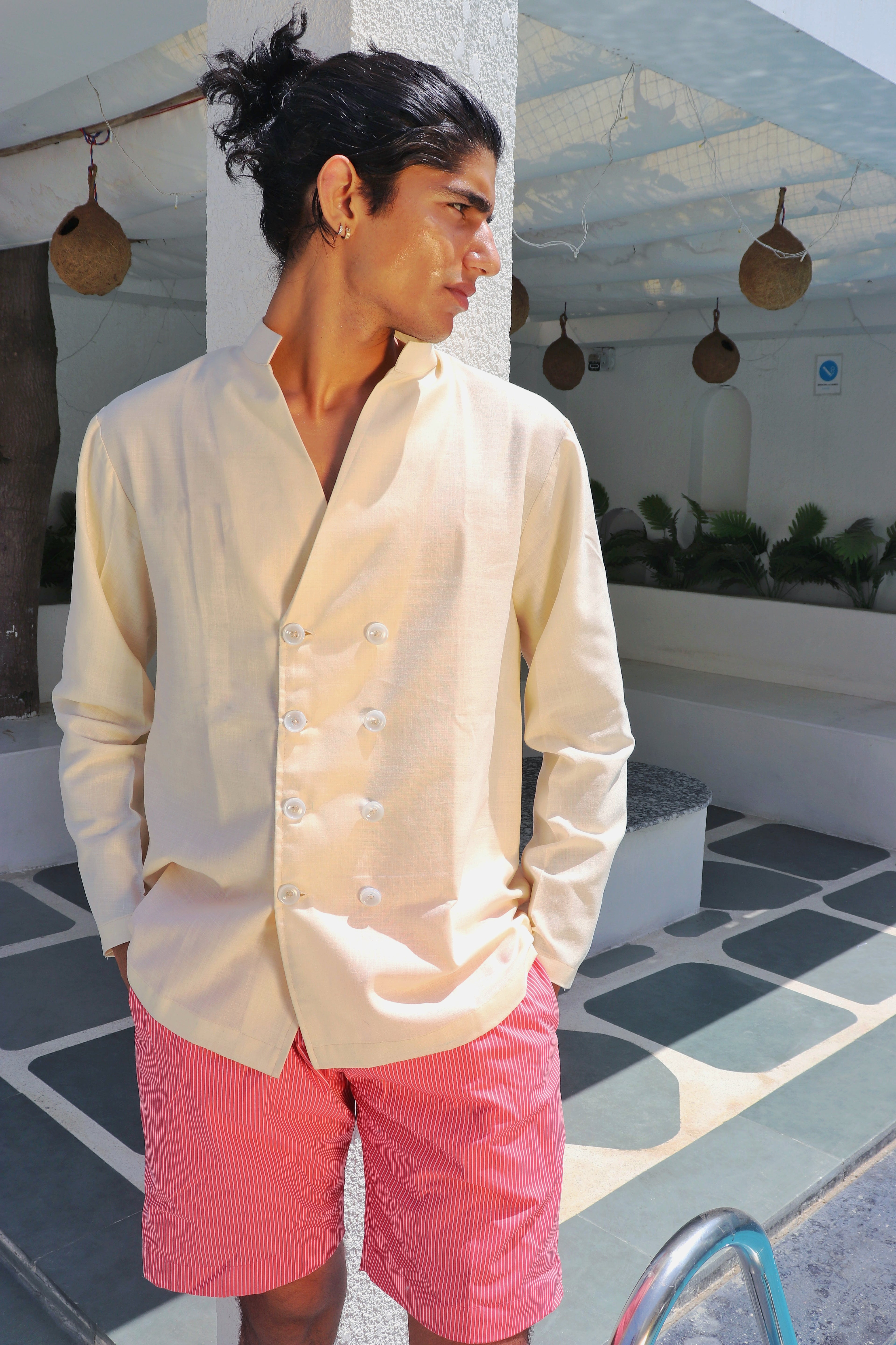 Ivory ease cotton shirt