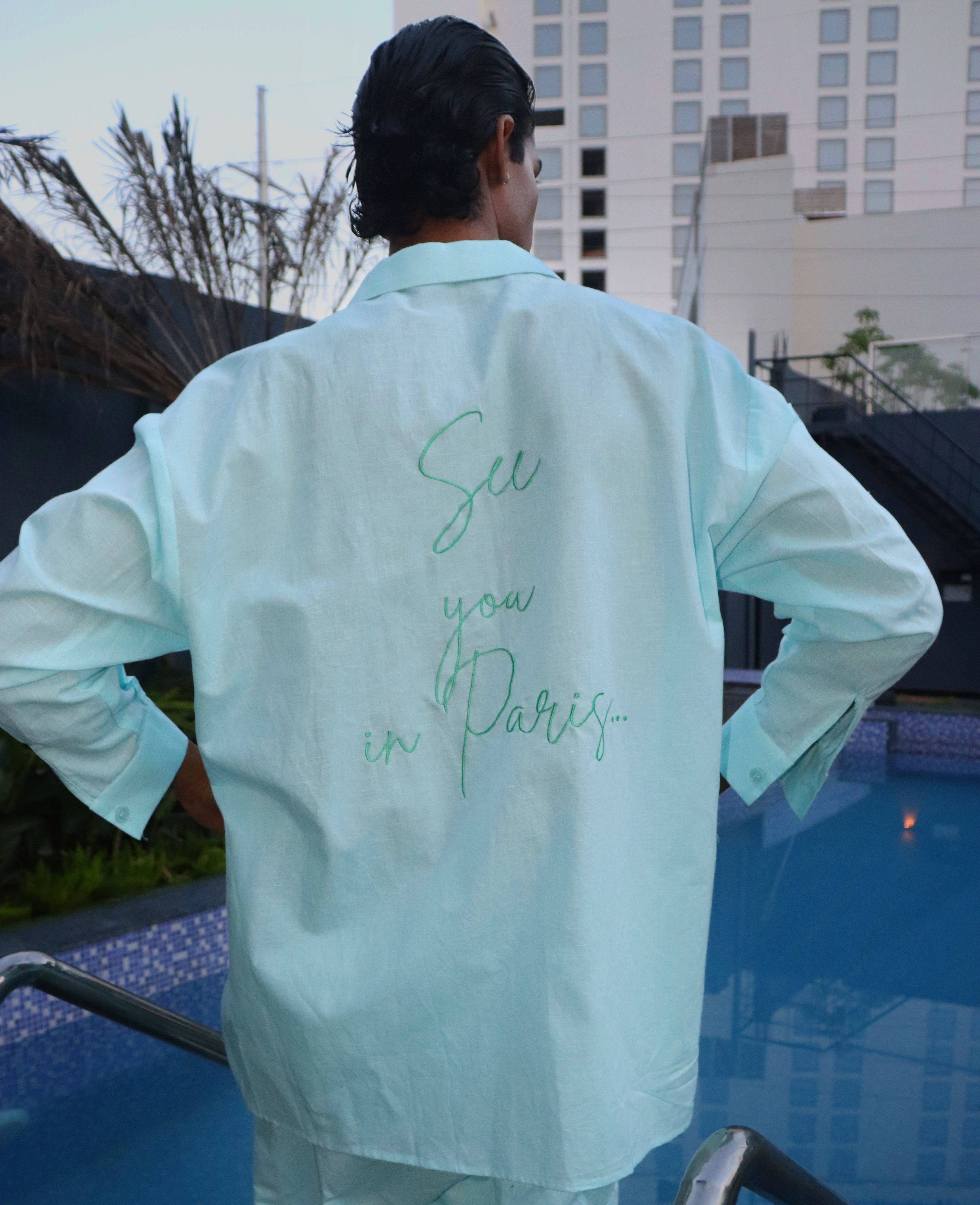 See You in Paris Cotton Co-ord Set