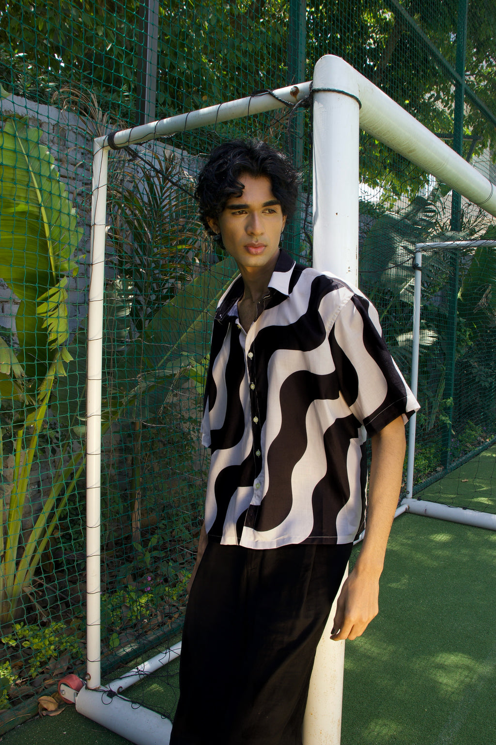 Let's be legendary wave cotton shirt