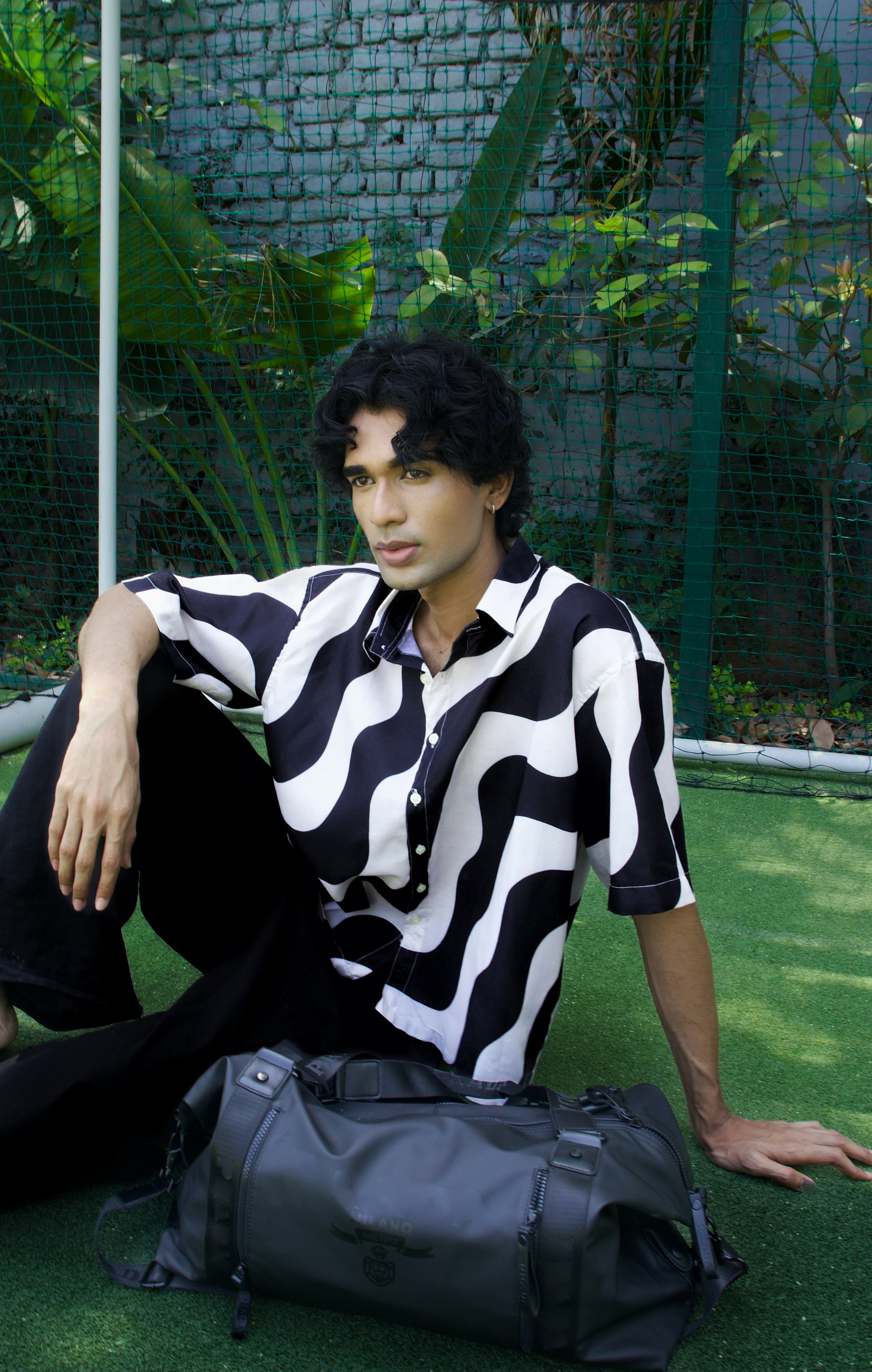 Let's be legendary wave cotton shirt