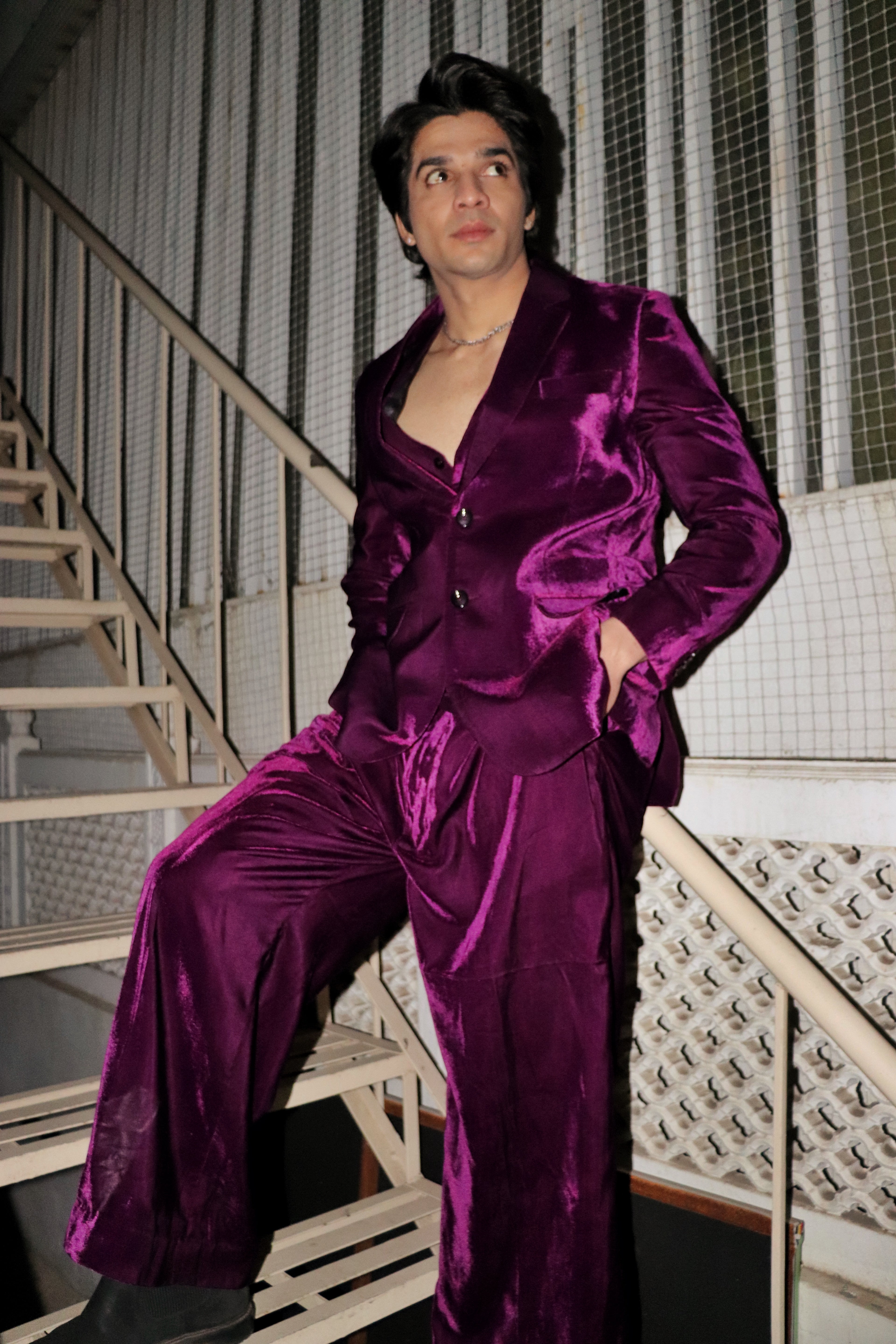 The Amethyst suit ( Three piece)
