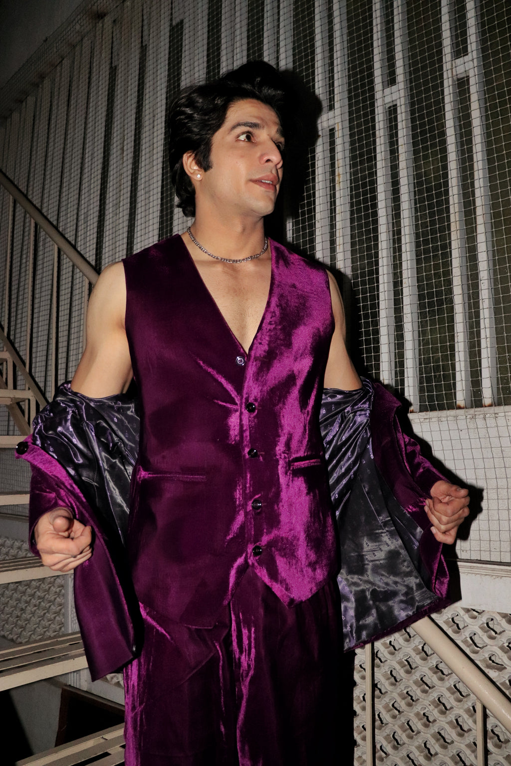 The Amethyst suit ( Three piece)
