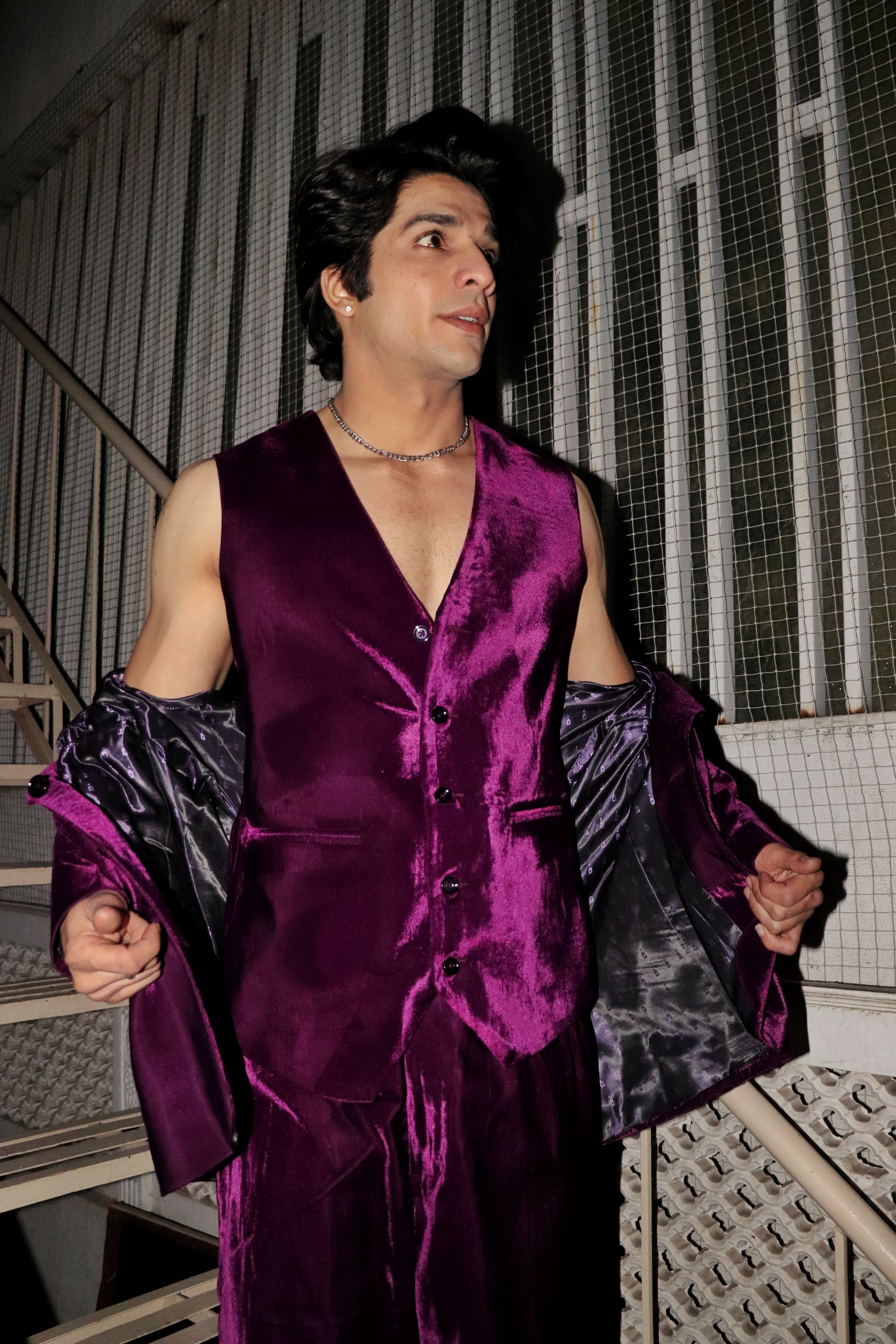 The Amethyst suit ( Three piece)