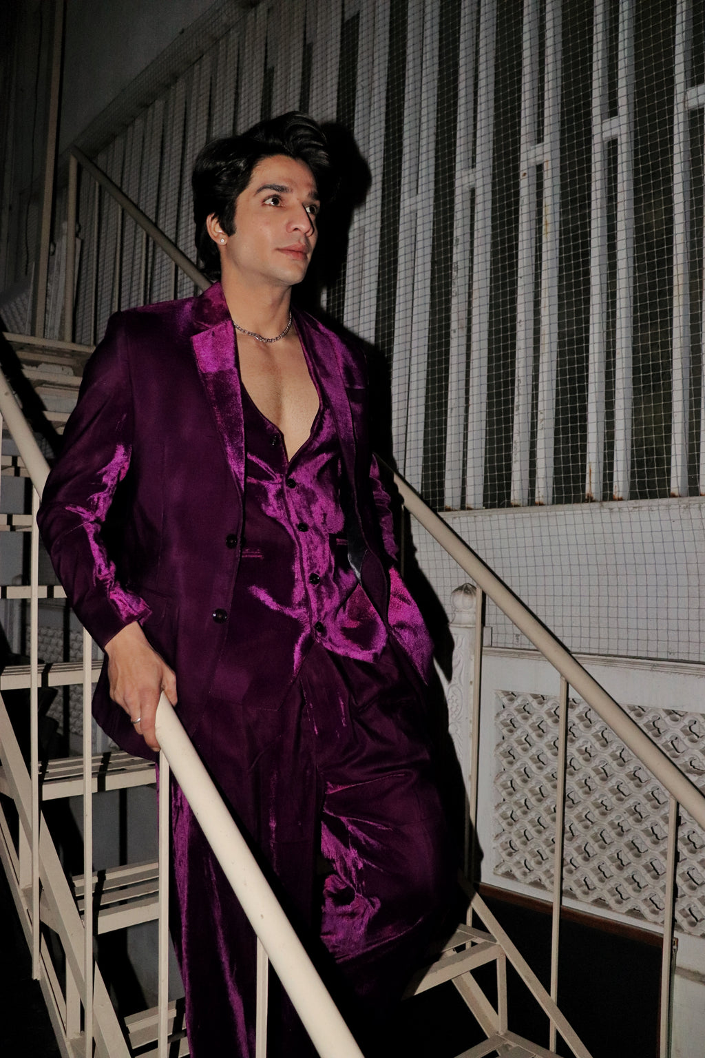 The Amethyst suit ( Three piece)