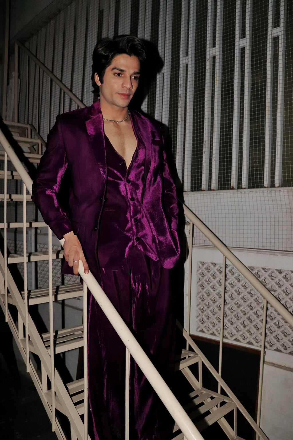 The Amethyst suit ( Three piece)
