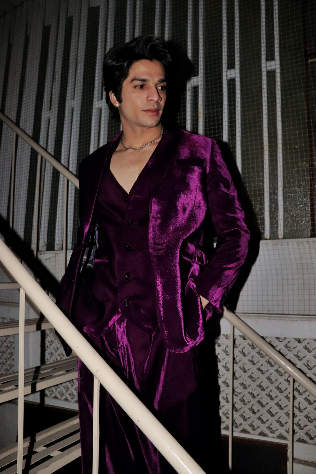 The Amethyst suit ( Three piece)