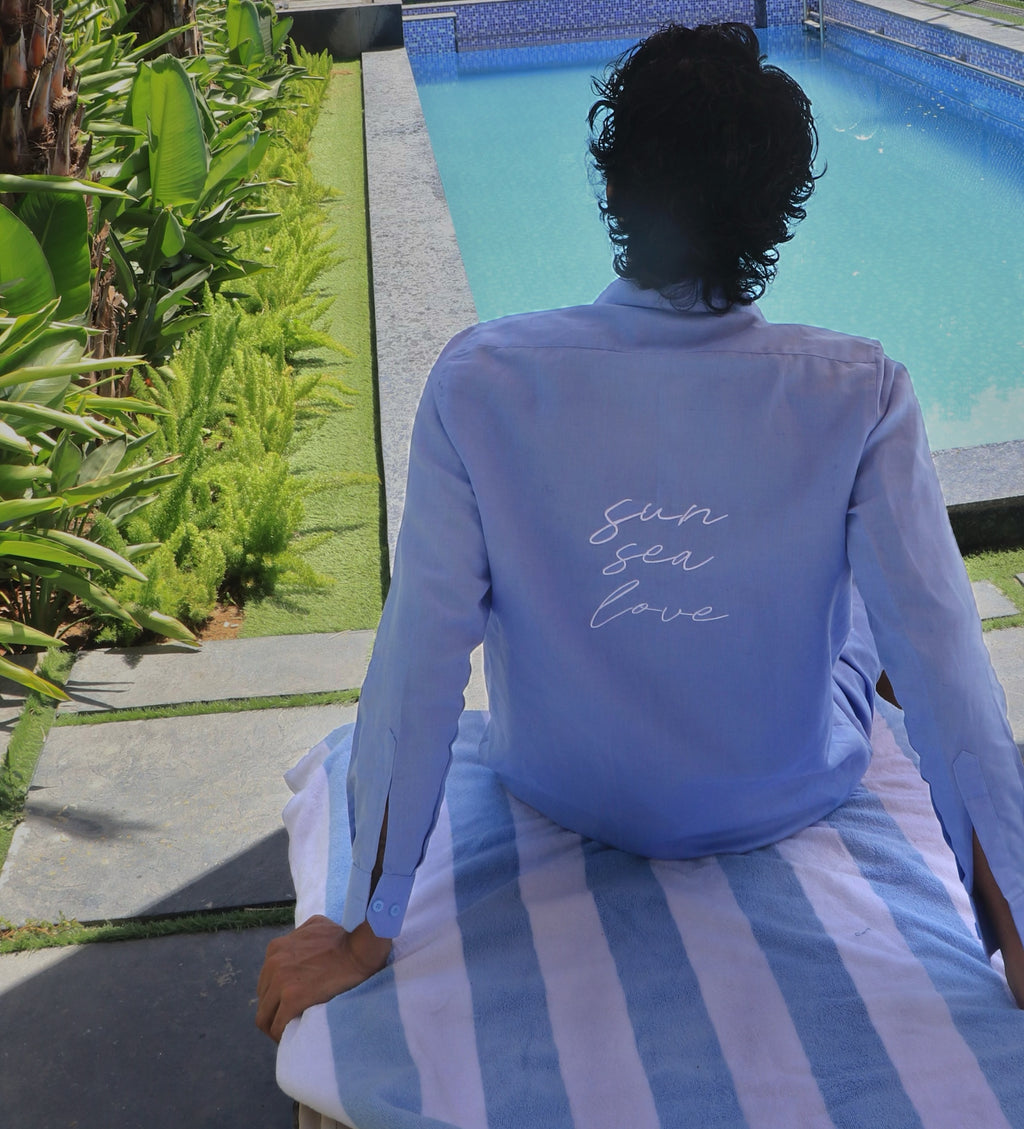 Sun Sea Love Cotton Co-ord Set