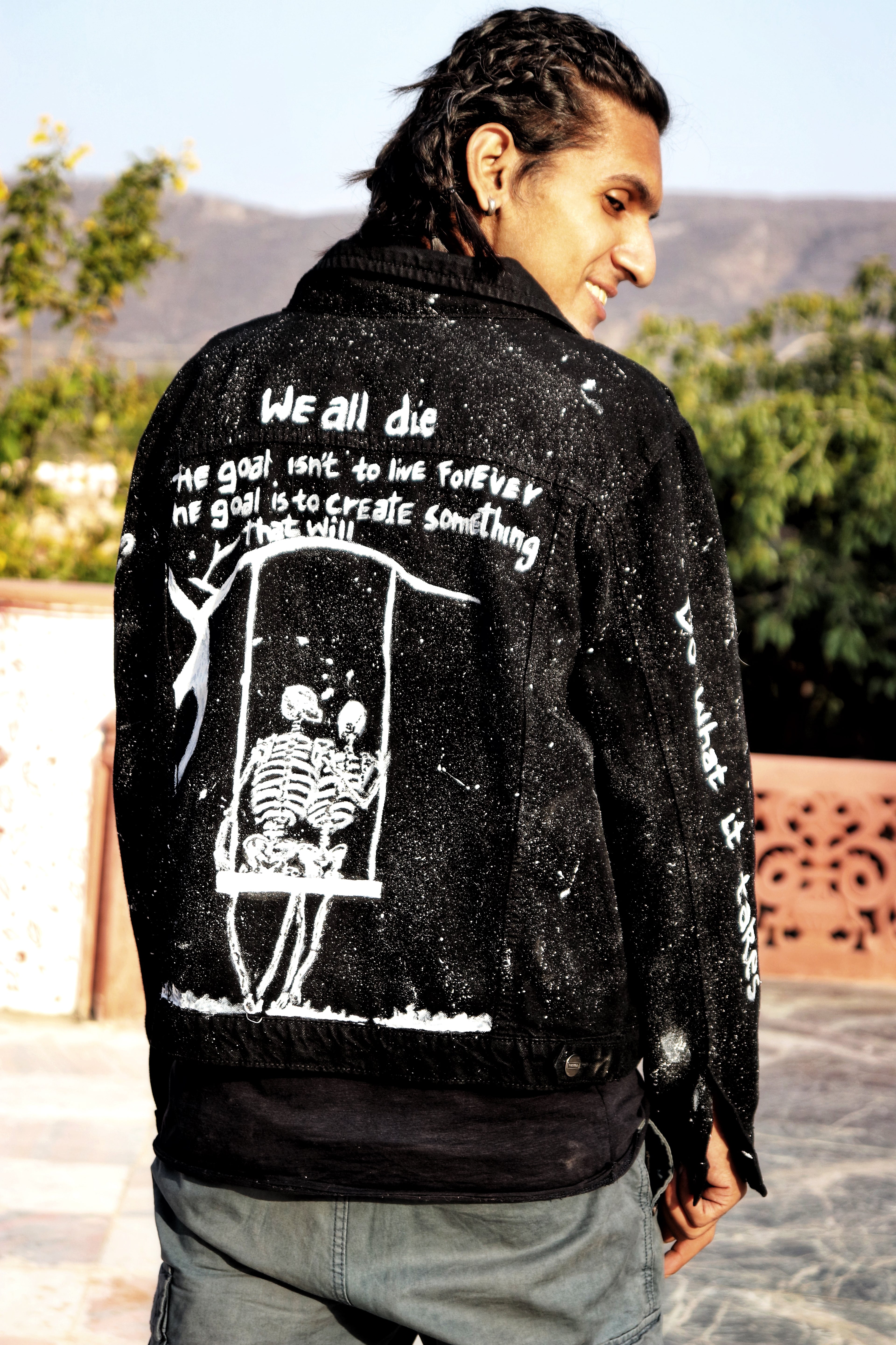 Live forever jacket ( One of its Kind)