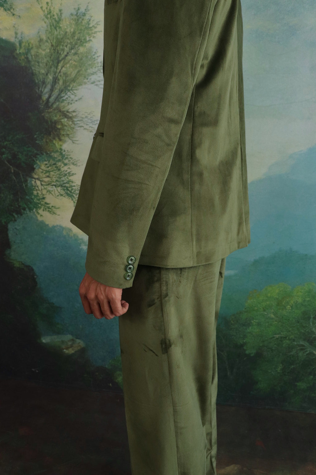 The Sage velvet suit
