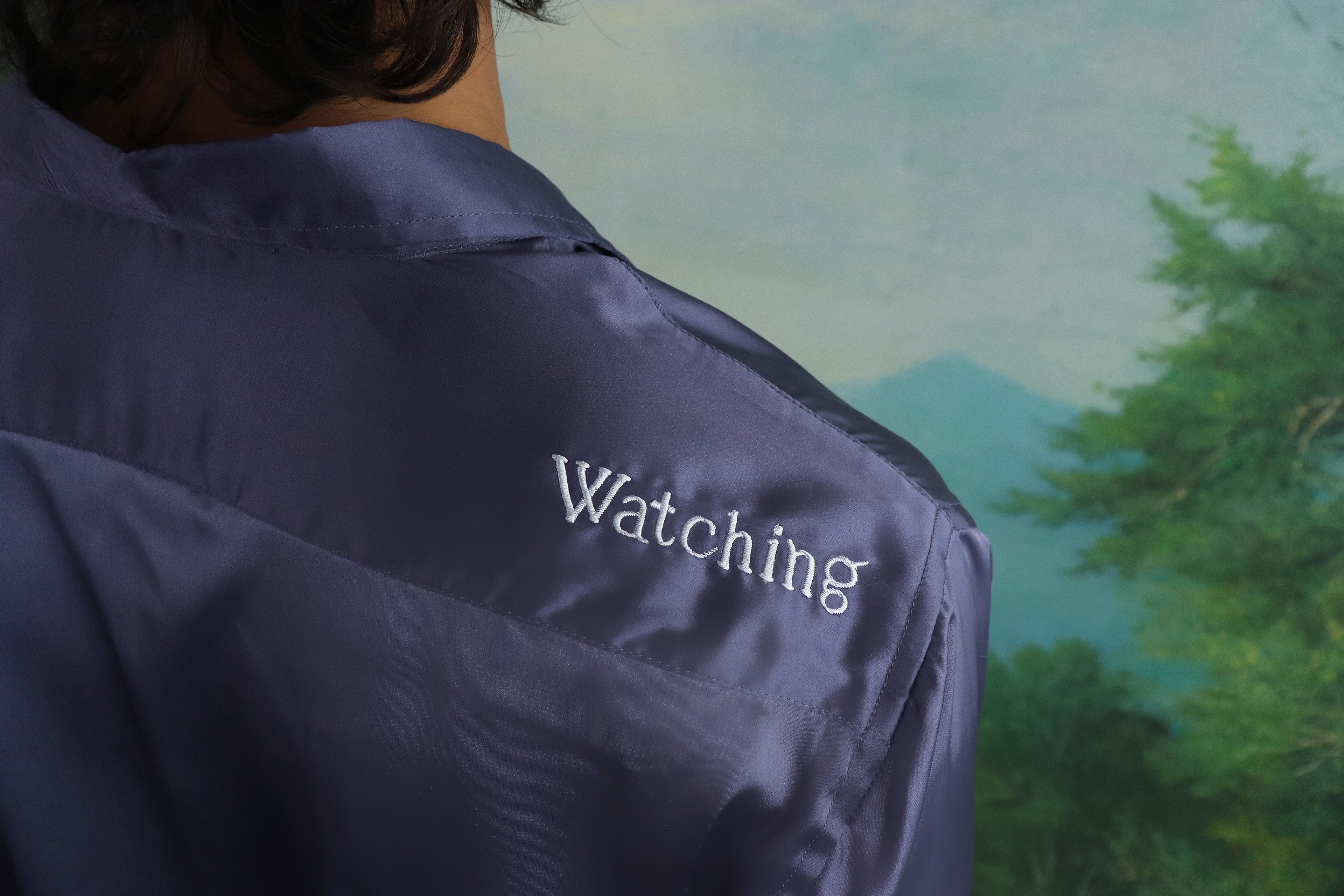 The Blue satin Co ord Set