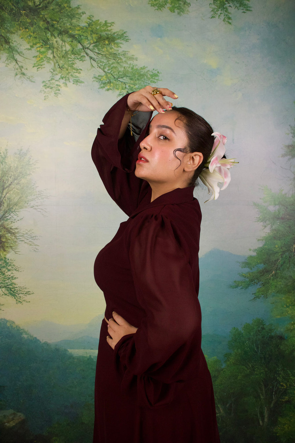 Mahogany Muse Skirt set