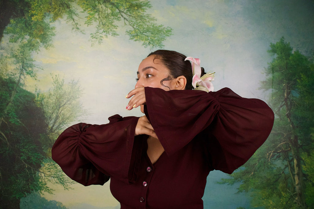 Mahogany Muse Skirt set