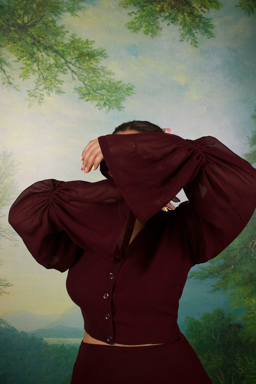 Mahogany Muse Skirt set