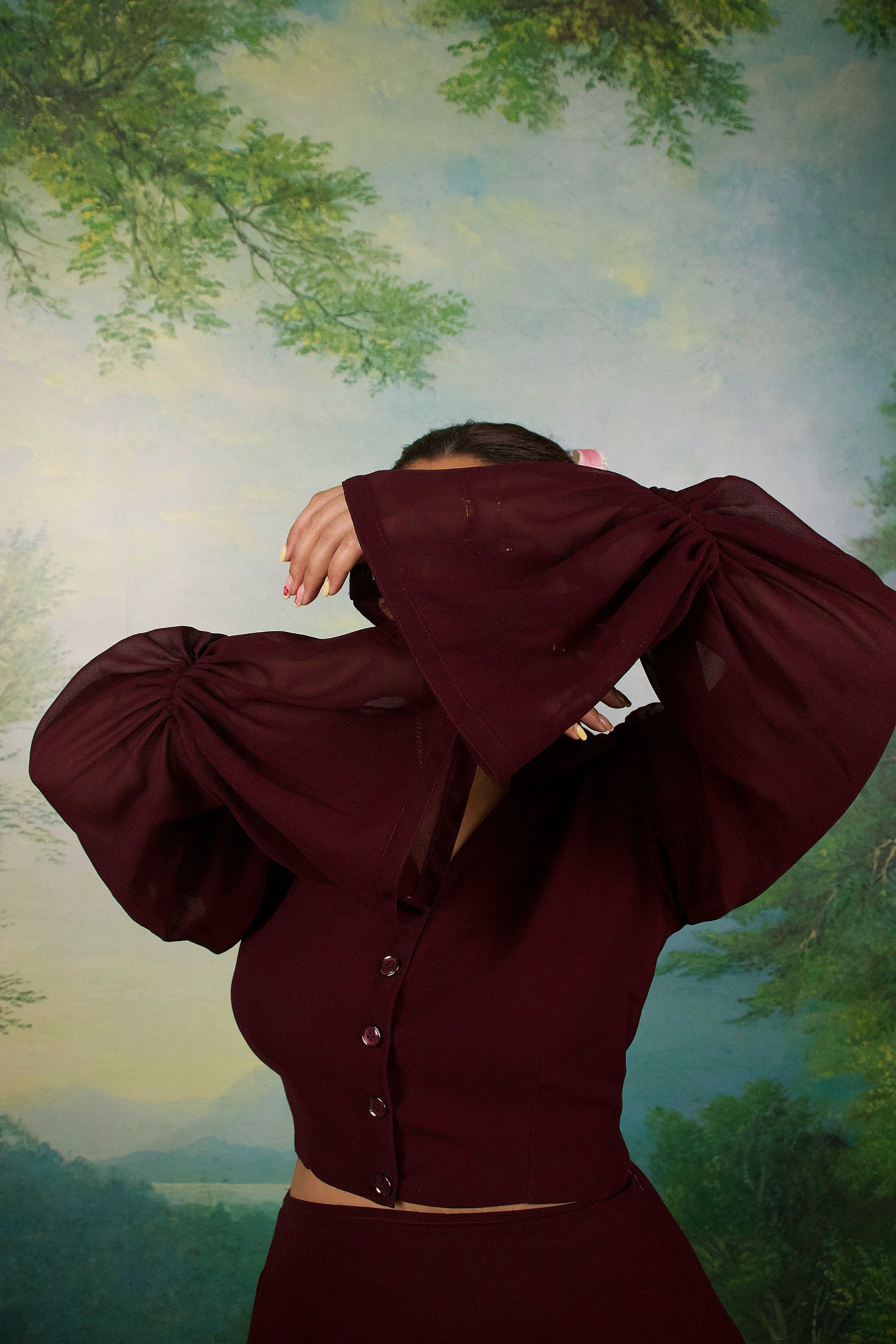 Mahogany Muse Skirt set