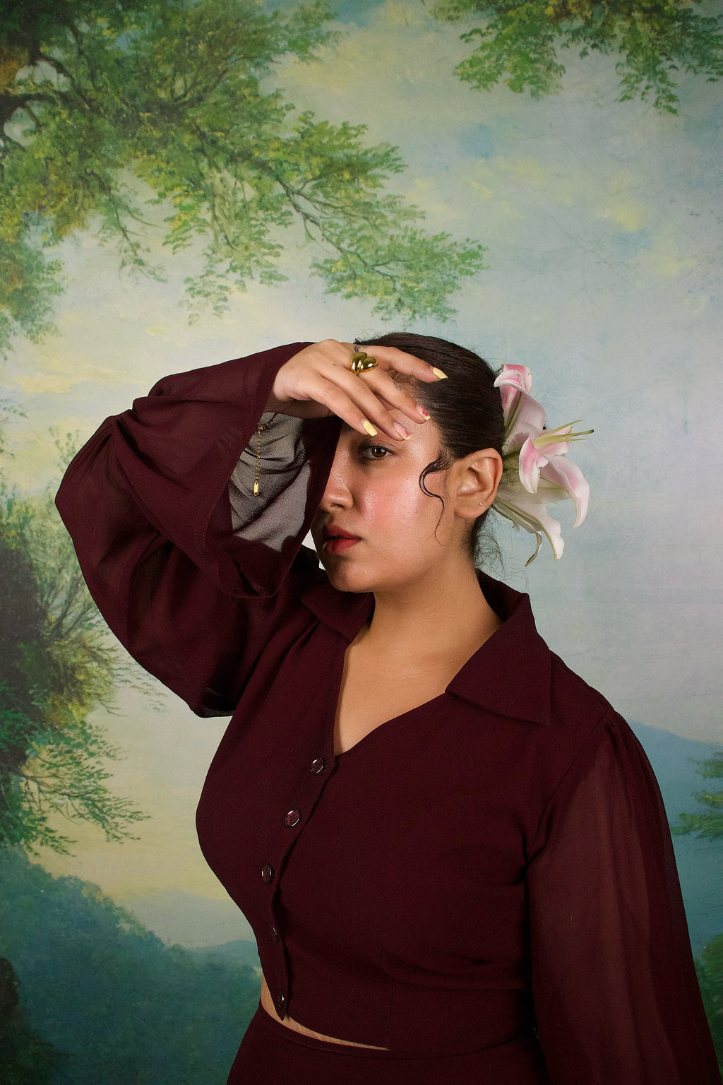 Mahogany Muse Skirt set