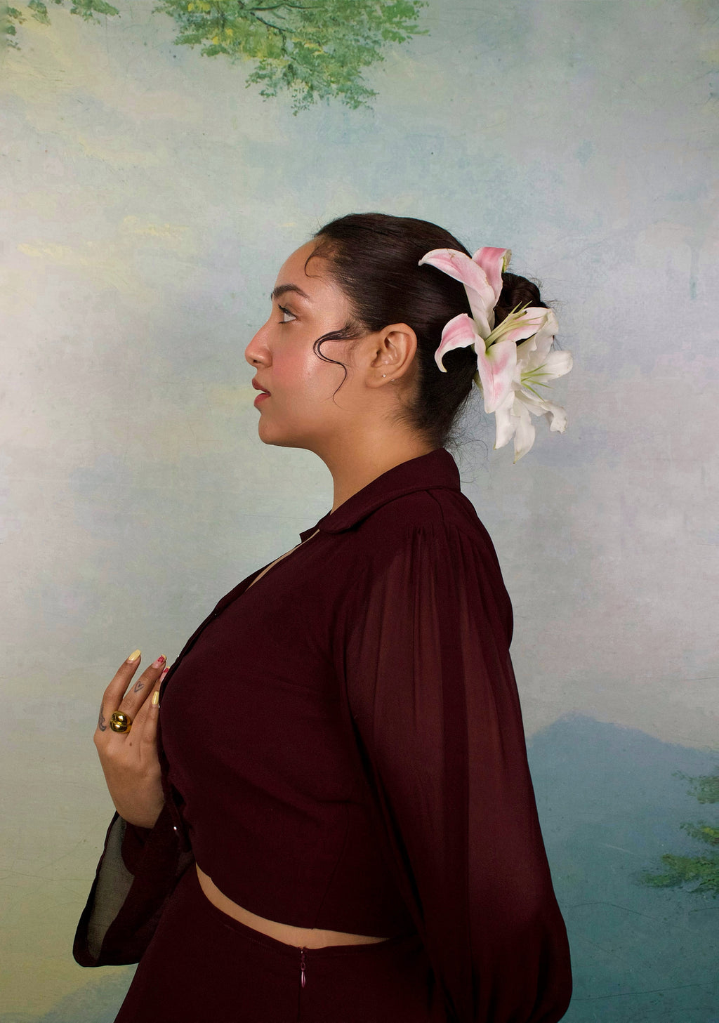 Mahogany Muse Skirt set