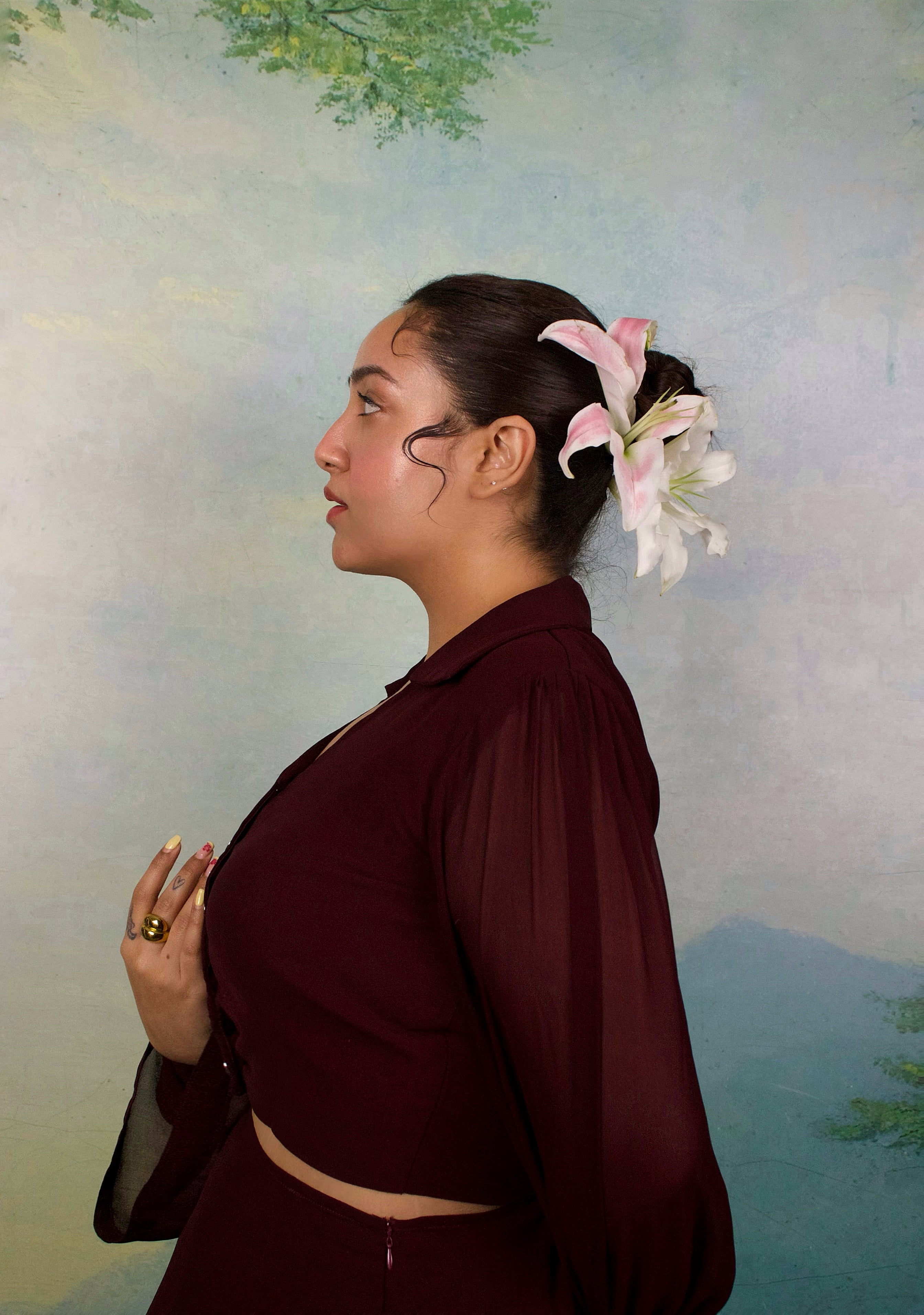 Mahogany Muse Skirt set