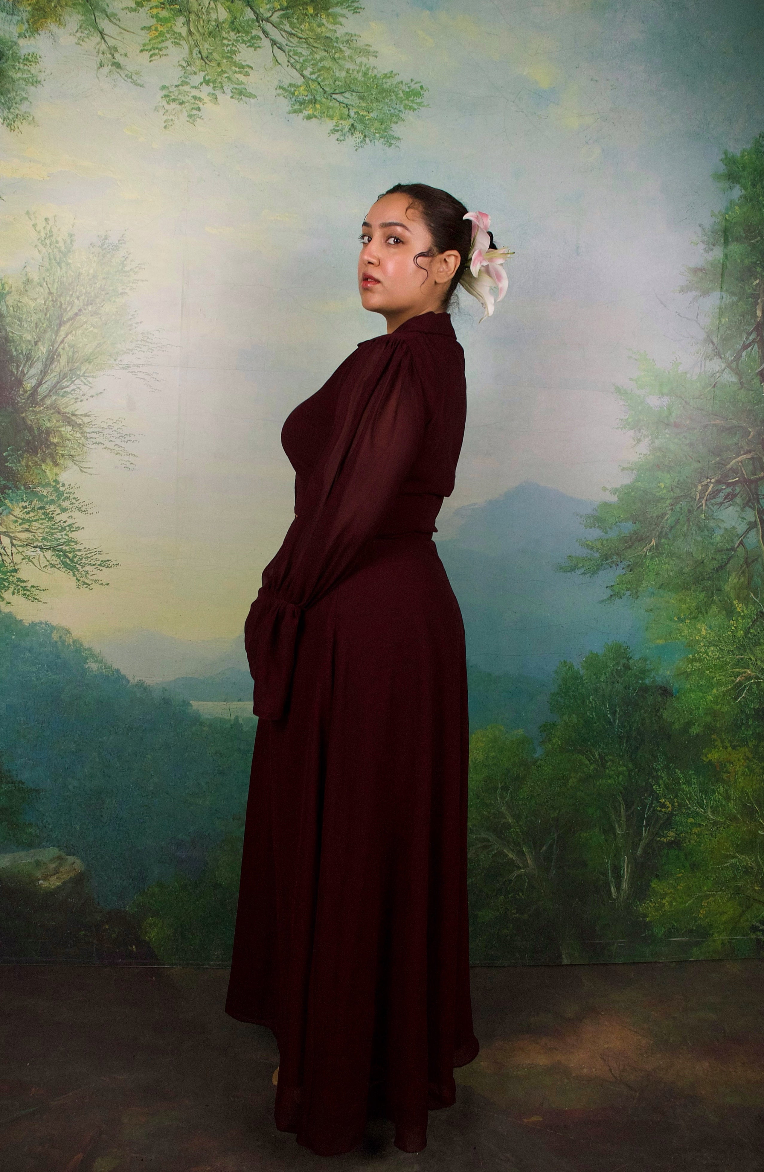 Mahogany Muse Skirt set