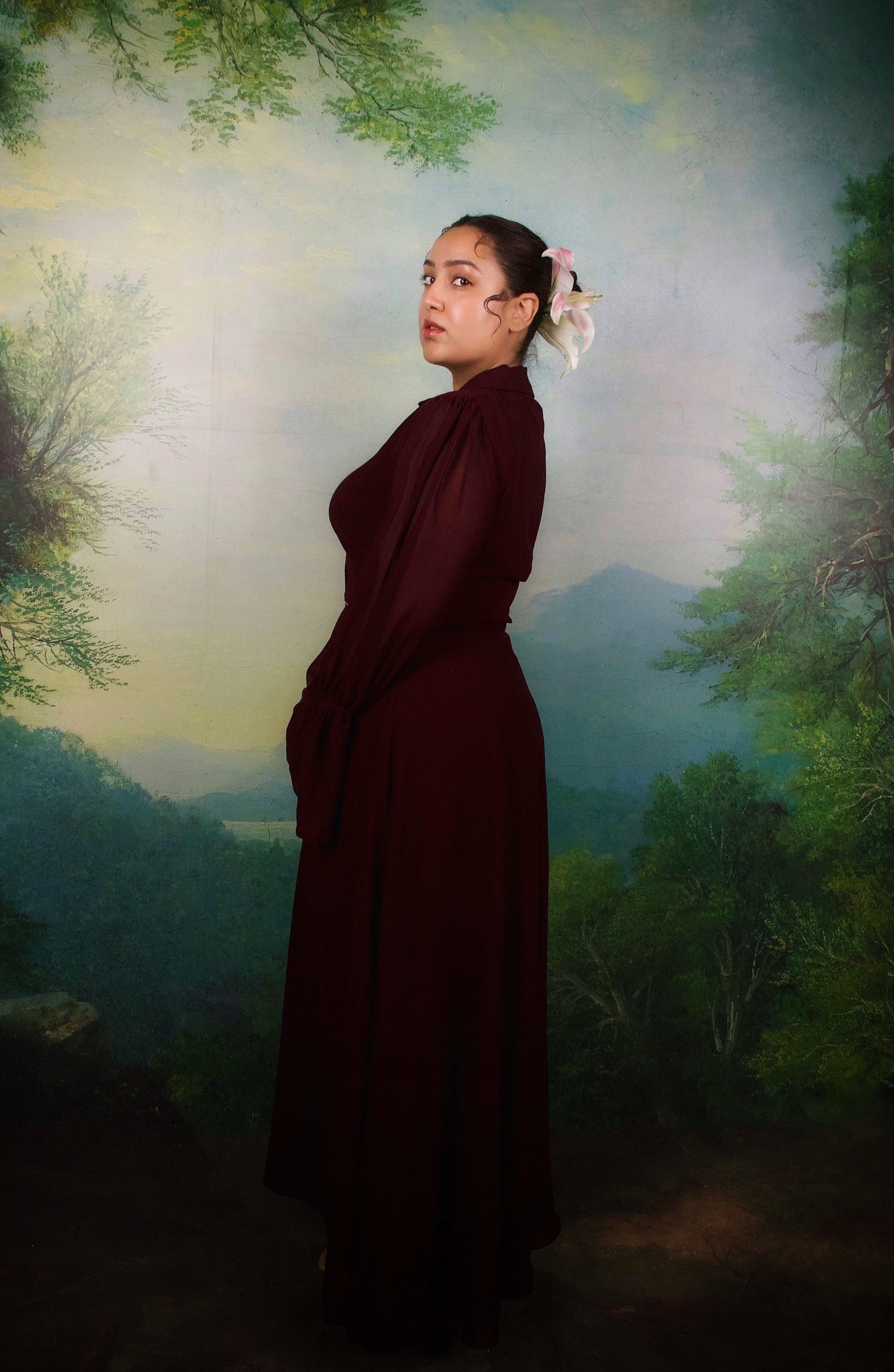 Mahogany Muse Skirt set