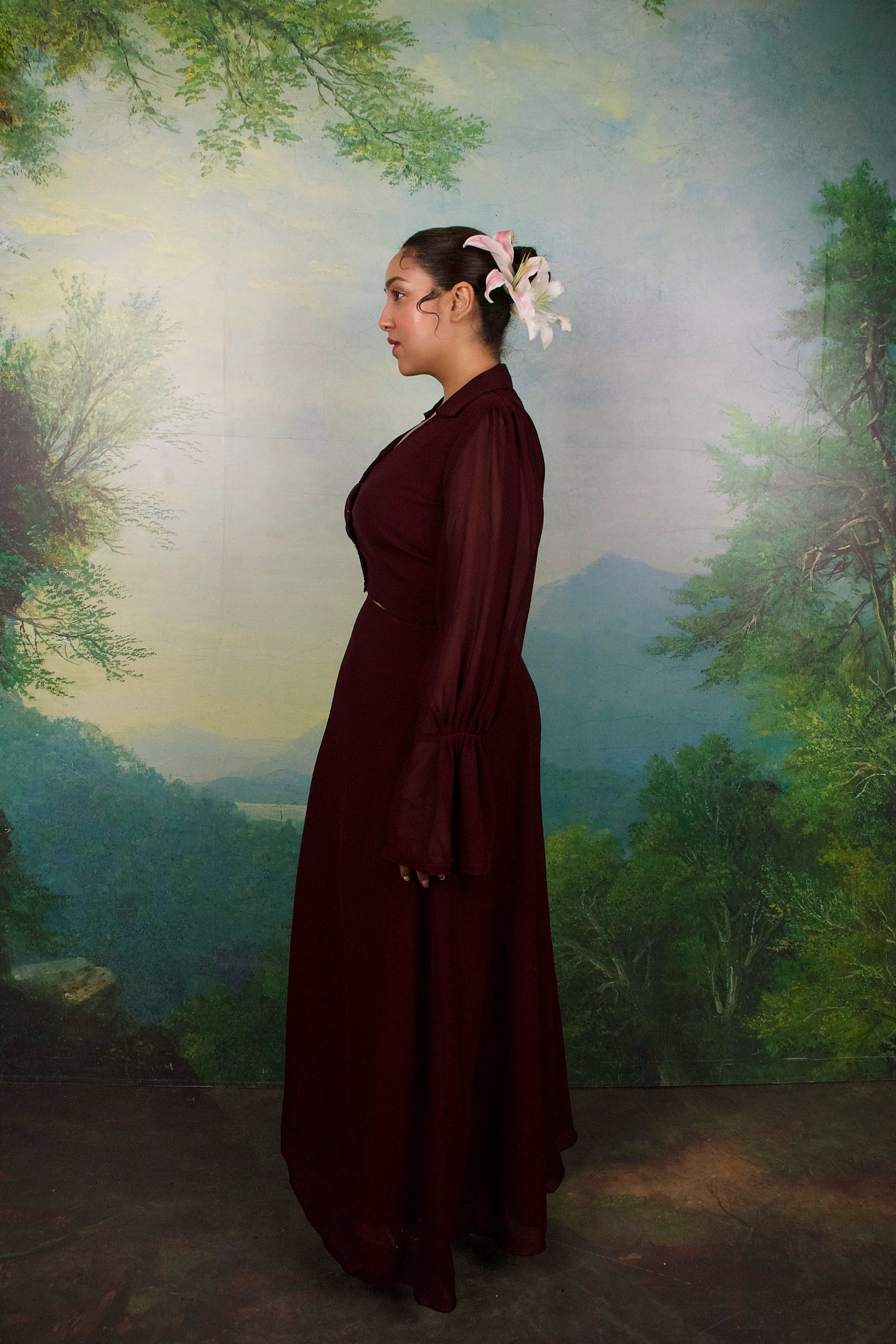 Mahogany Muse Skirt set